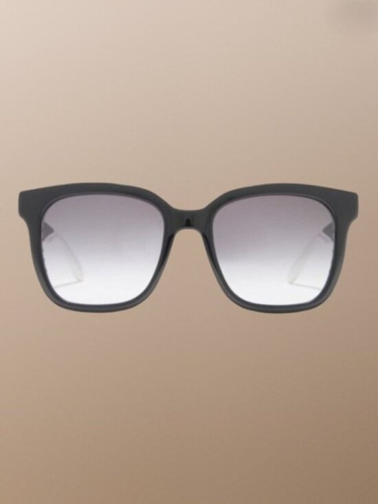 ALEXANDER MCQUEEN AM0295SK 55mm Sunglasses Black White main image 6
